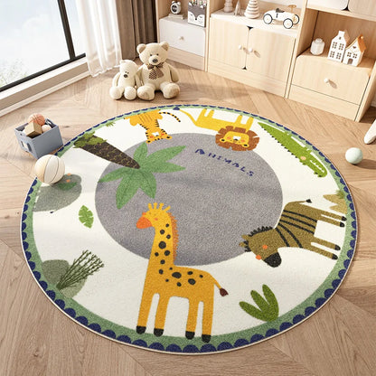 Fluffy Soft Lounge Floor Mat Animal Patterns Rugs