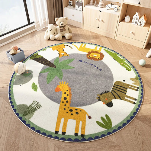 Fluffy Soft Lounge Floor Mat Animal Patterns Rugs