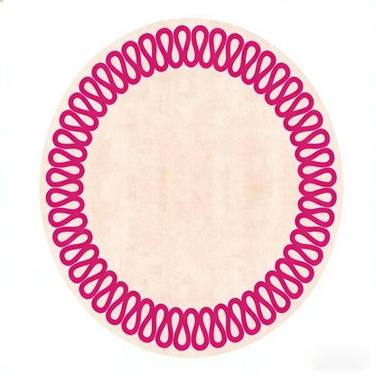 Modern Style Living Room Decoration Round Carpet