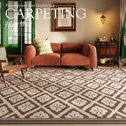 French Retro Living Room Decoration Carpets
