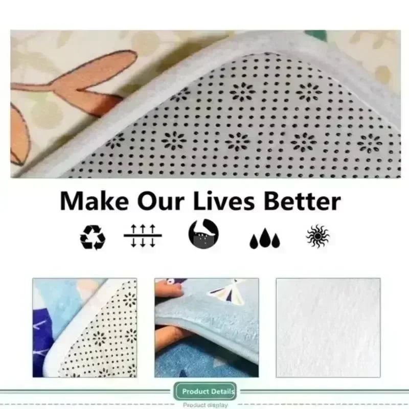 Cartoon Children's Flannel Carpet