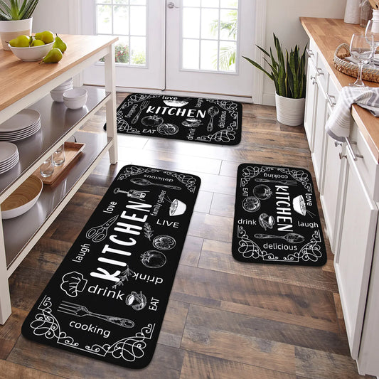 Washable Non-Slip Absorbent Kitchen Floor Mat