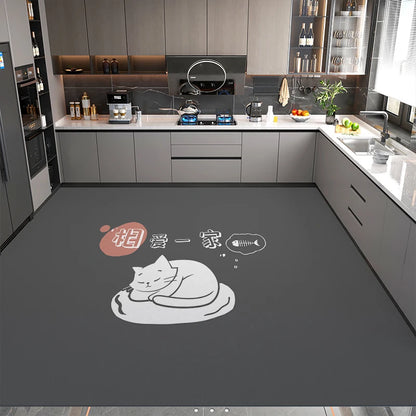 Modern Minimalist Balcony Washable Carpet