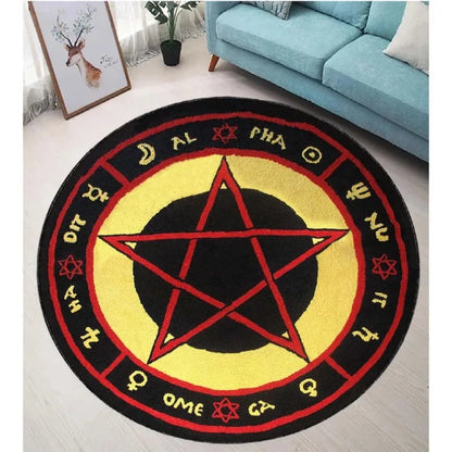 The Love Witch Patterned Round Rug