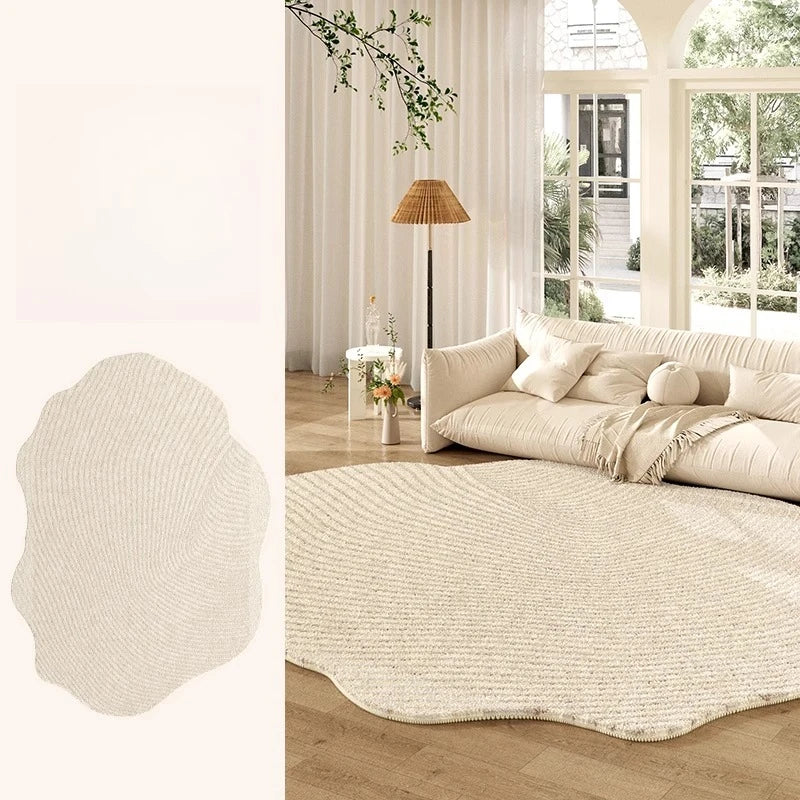 Fluffy Soft Lounge Floor Mat Thickend Plush Bedside Rug