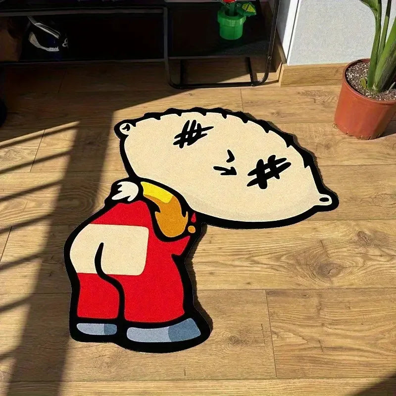 Cartoon Pattern Rugs  Irregular Shapes