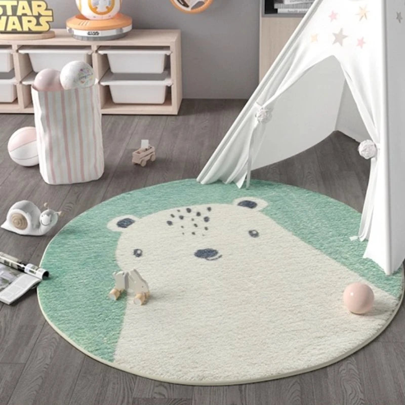 Animal Patterns Carpets Dor Living Room Cartoon Style