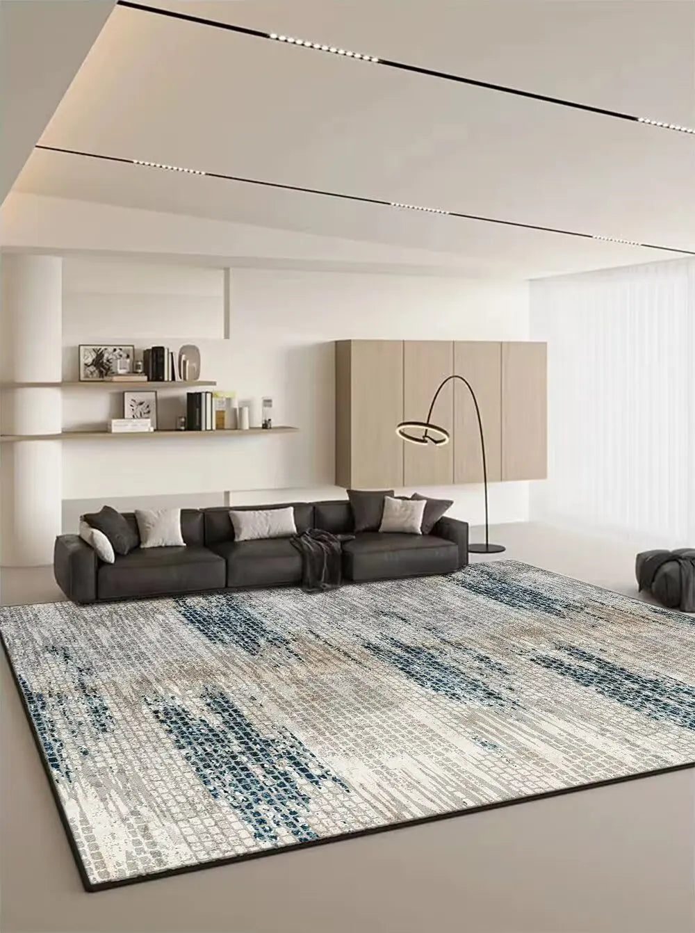 Modern Geometric Large Rugs for Living Room