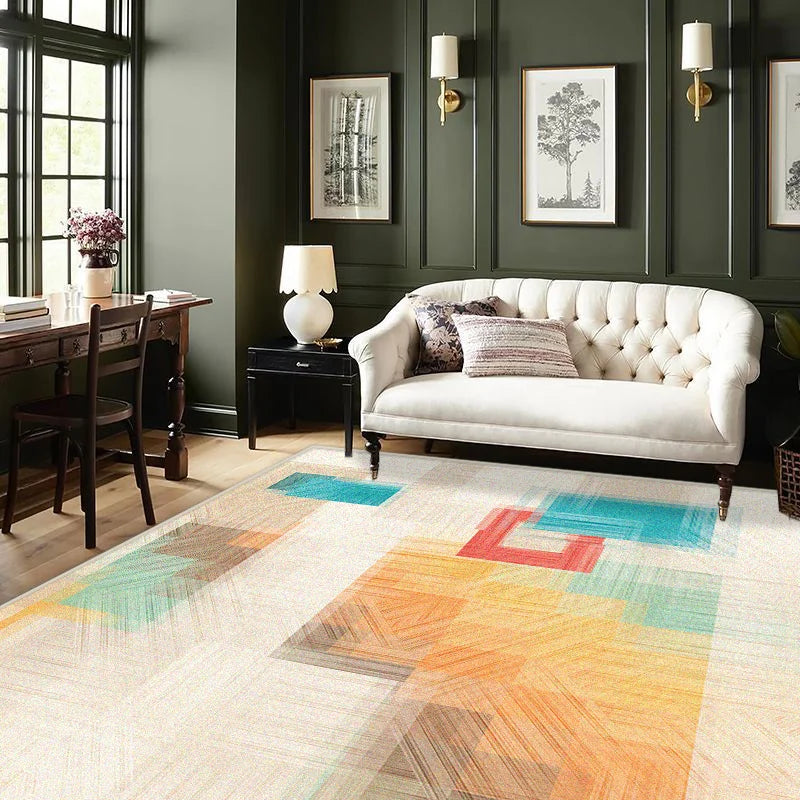 Nordic Abstract Stripe Living Room Carpet