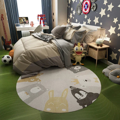 Cartoon Carpets for Living Room Cute Bedroom Deco