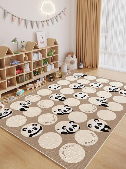 Cartoon Style Carpets Large Area Bedroom Decor Soft Carpet
