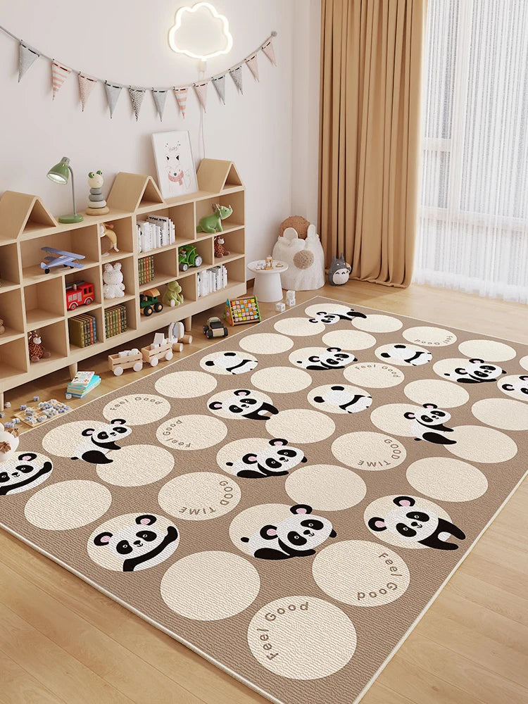 Cartoon Style Carpets Large Area Bedroom Decor Soft Carpet