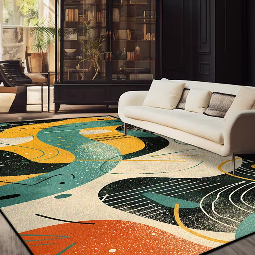 Modern Abstract Style Home Decoration Live Room Rug
