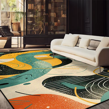 Modern Abstract Style Home Decoration Live Room Rug