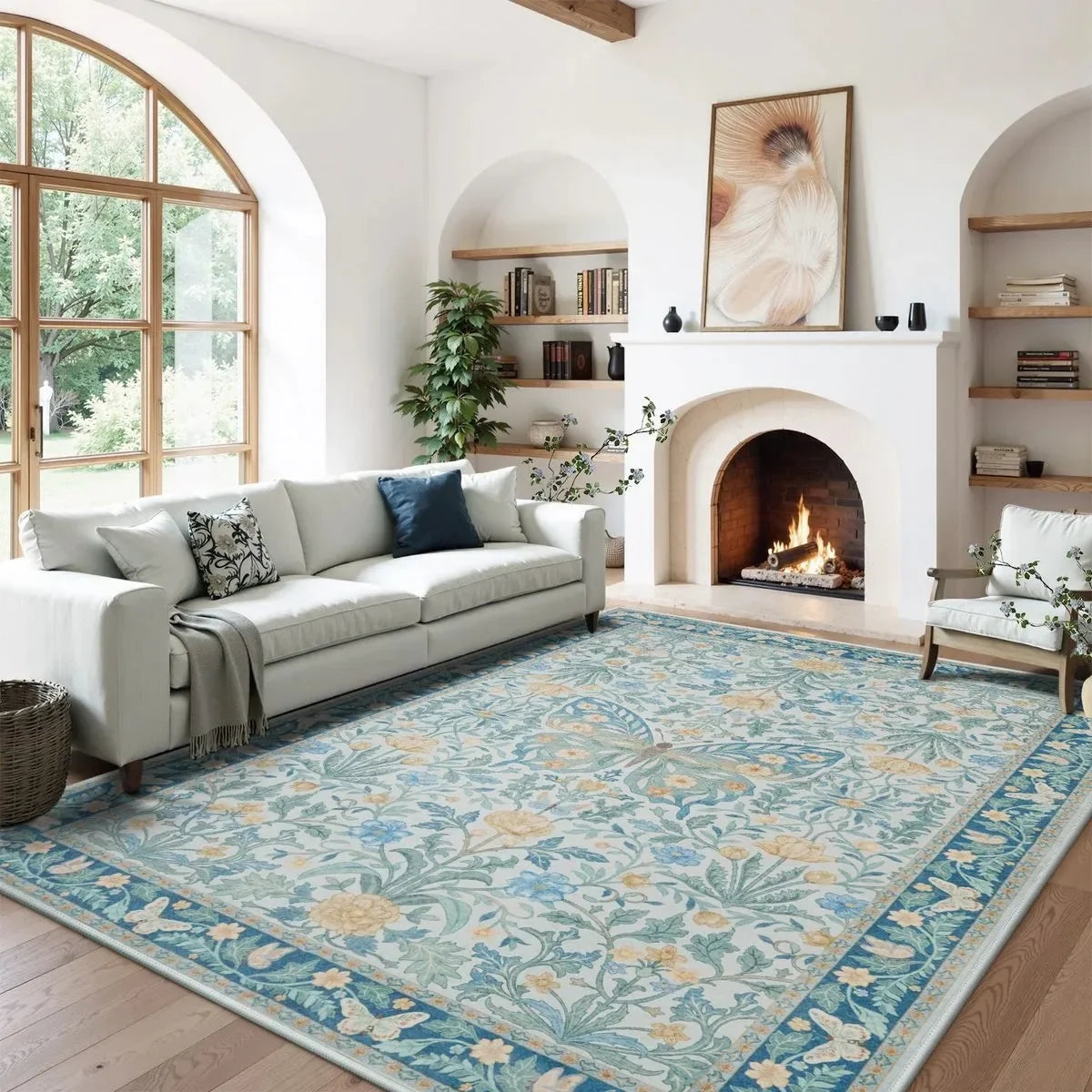 Bohemian Living Room Non-slip Rug