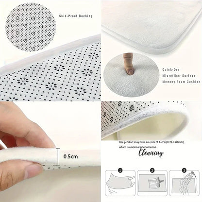 Vintage Bohemian Ethnic Style Circular Printed Carpet