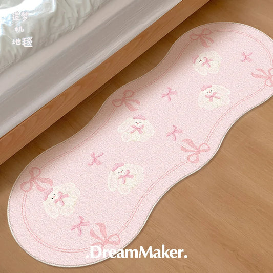 Cream Style Bedside Rug