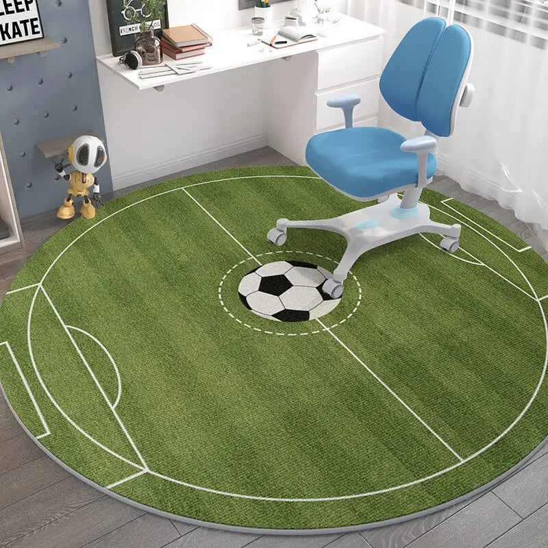 Space Man Cute Round Carpet Home Decor Large Area Rugs