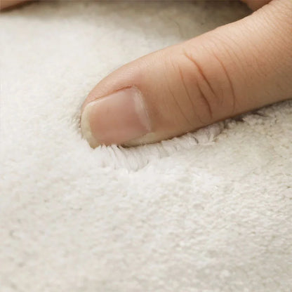 Minimalist Style Bedroom Decor Round Carpet