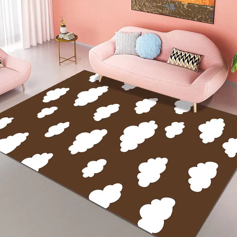 Blue Sky White Clouds Home Carpet Soft Cloud Carpets
