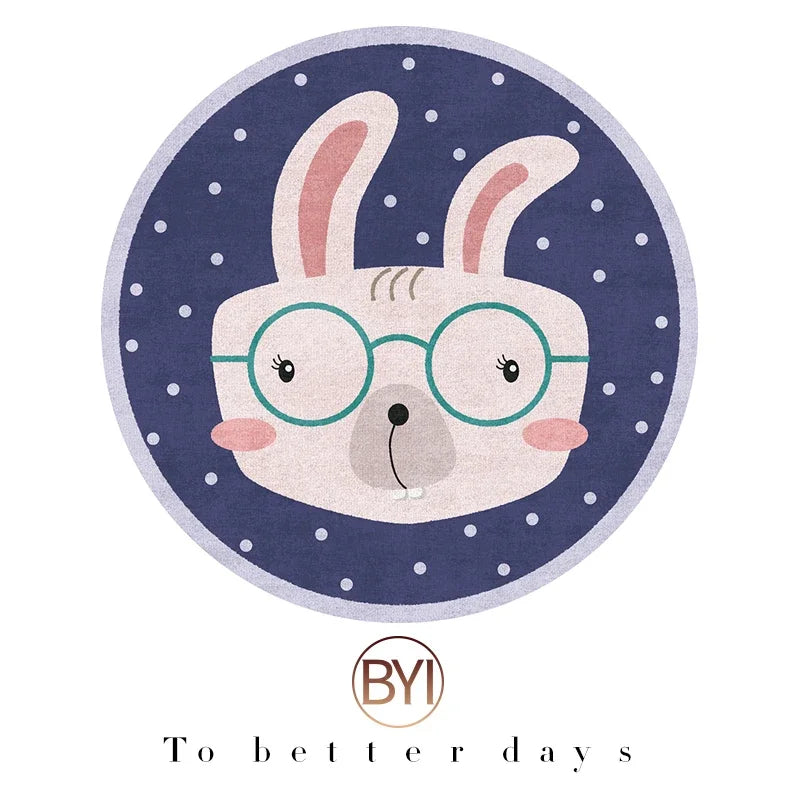 Cartoon Carpets for Living Room Cute Bedroom Deco