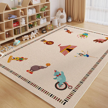 Cartoon Style Carpets Large Area Bedroom Decor Soft Carpet