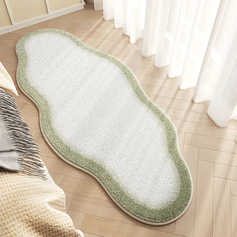 Irregular Shape Rugs for Bedroom Thick Plush Living Room Decoration Cloud Carpet