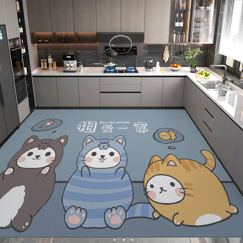 Modern Minimalist Balcony Washable Carpet