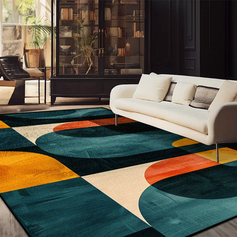 Modern Abstract Style Home Decoration Live Room Rug