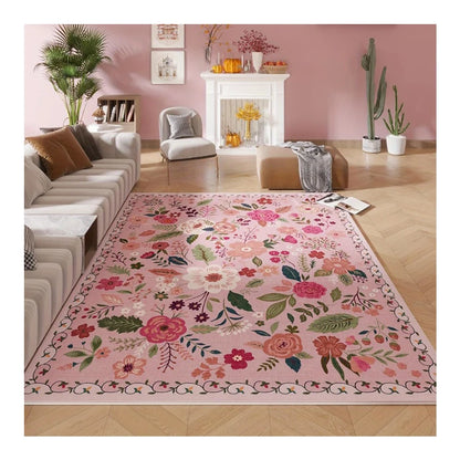 Luxurious Vintage Floral Area Mat Non-Slip