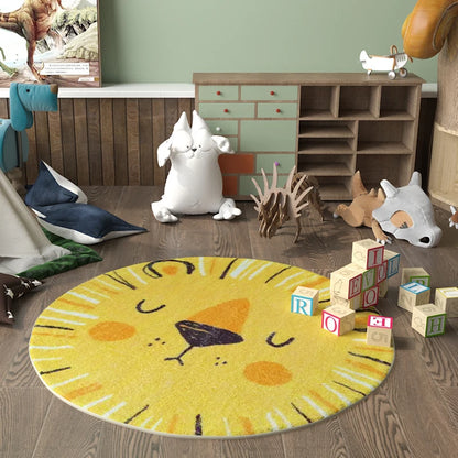 Animal Patterns Carpets Dor Living Room Cartoon Style
