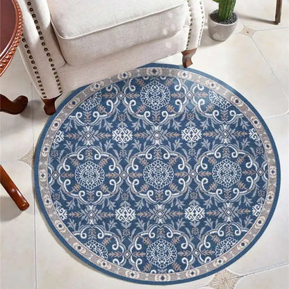 Moroccan Style Living Room Decoration Round Carpet