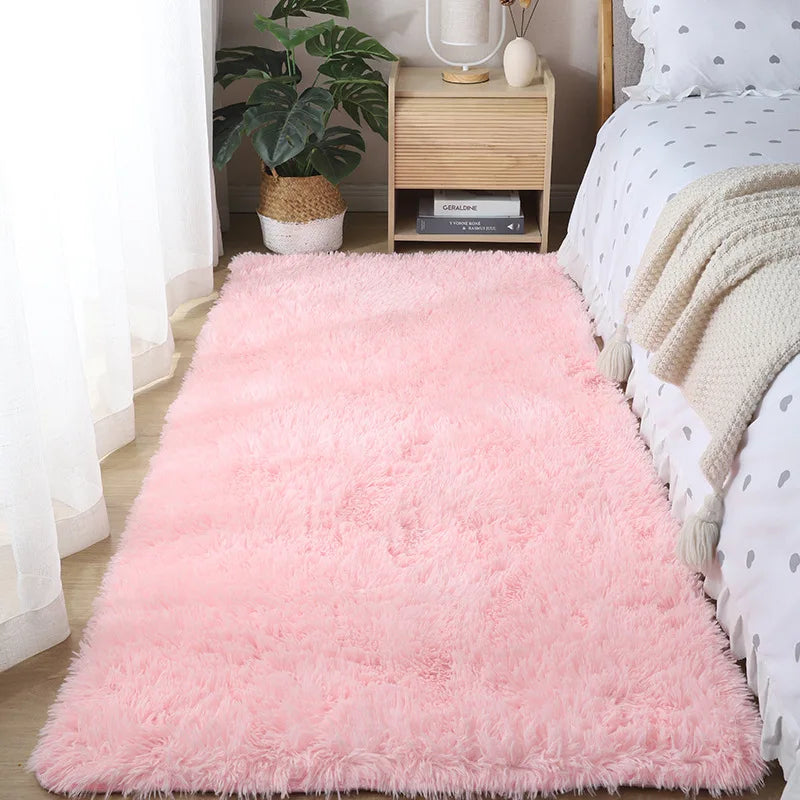 Warm Carpet Bedroom Bedside Blanket Home Living Room