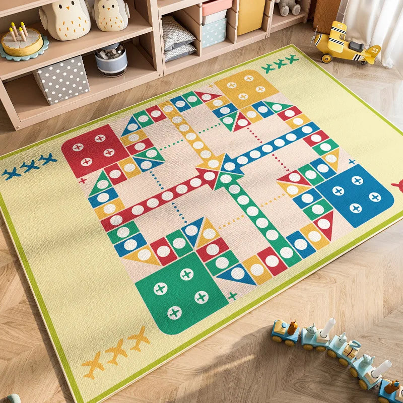 Cartoon Car Traffic Children's Carpet Playroom Baby Crawl Mat