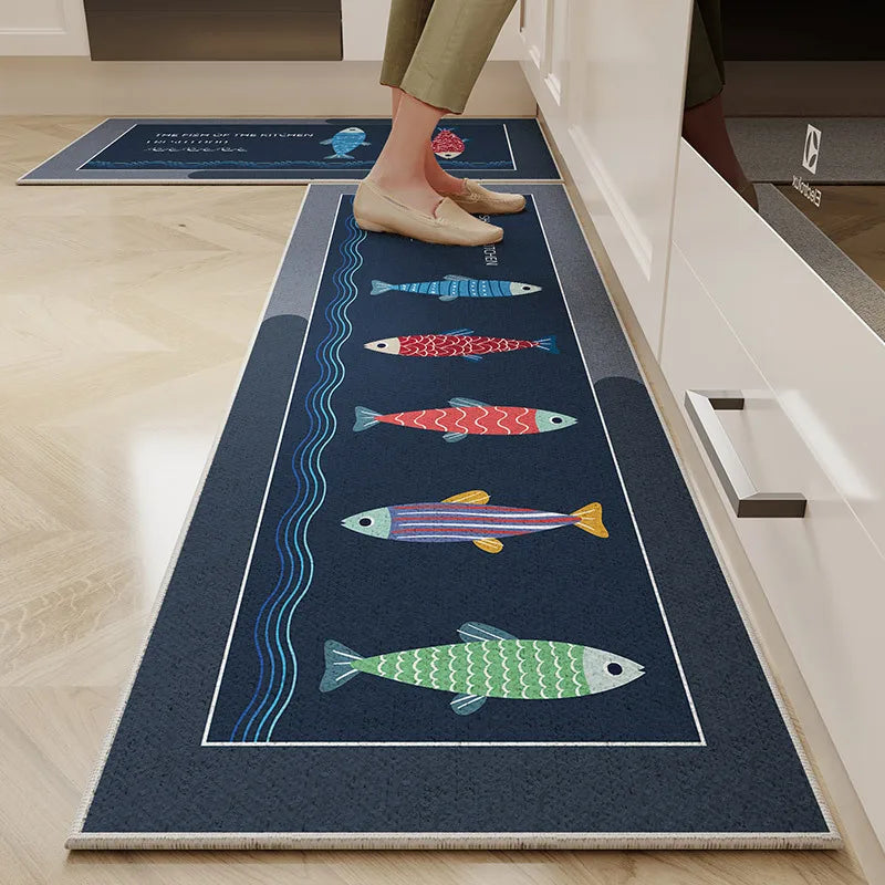 1/2PC Cartoon Easy To Manage Kitchen Floor Mat