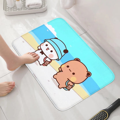 1PC Bubu and Dudu Cute Cartoon Non-Slip Welcome Mat