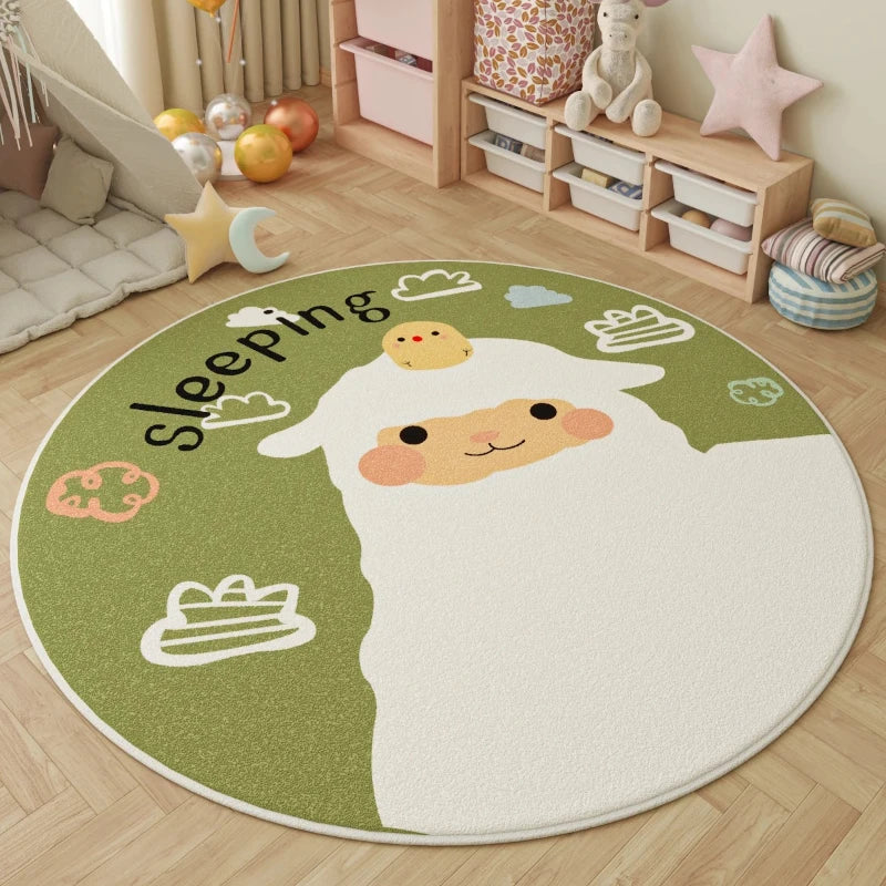 Fluffy Soft Lounge Floor Mat Animal Patterns Rugs