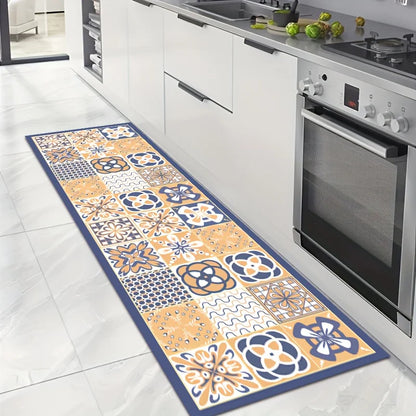 American-Style Flannel Kitchen Rug