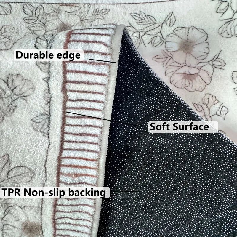 American-Style Cartoon Prone Figure Carpet