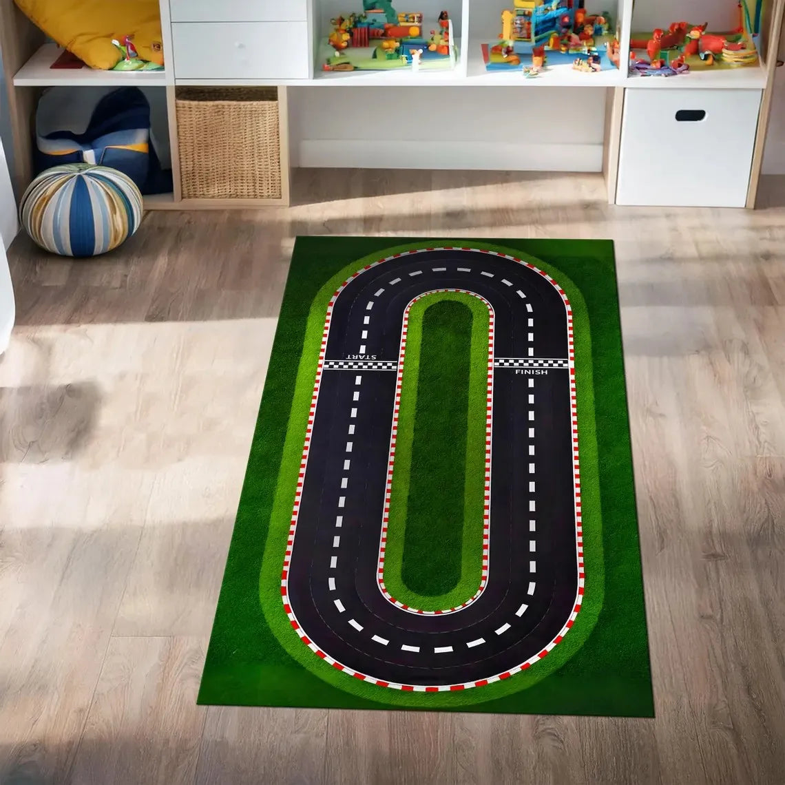 Car Play Mat for Boys and Girls Highway City Traffic