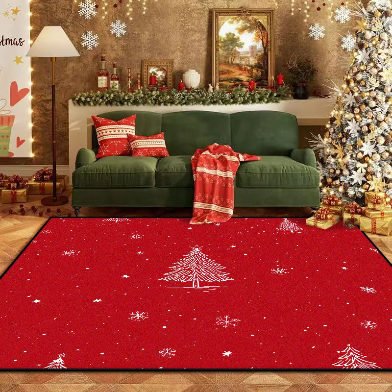 Christmas Style Carpet Living Room High-end Tea Table Rug