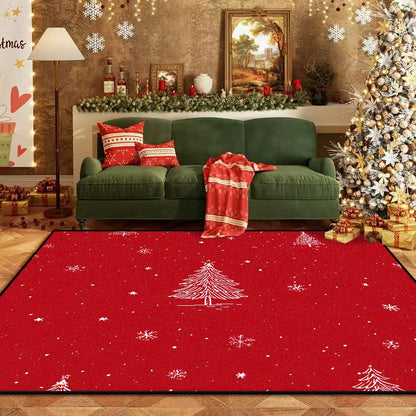 Christmas Style Carpet Living Room High-end Tea Table Rug
