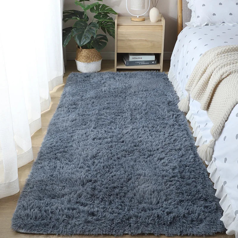Warm Carpet Bedroom Bedside Blanket Home Living Room