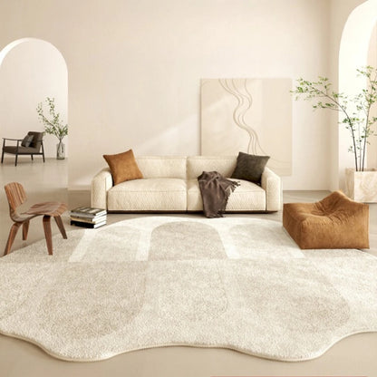 Fluffy Soft Lounge Floor Mat Thickend Plush Bedside Rug