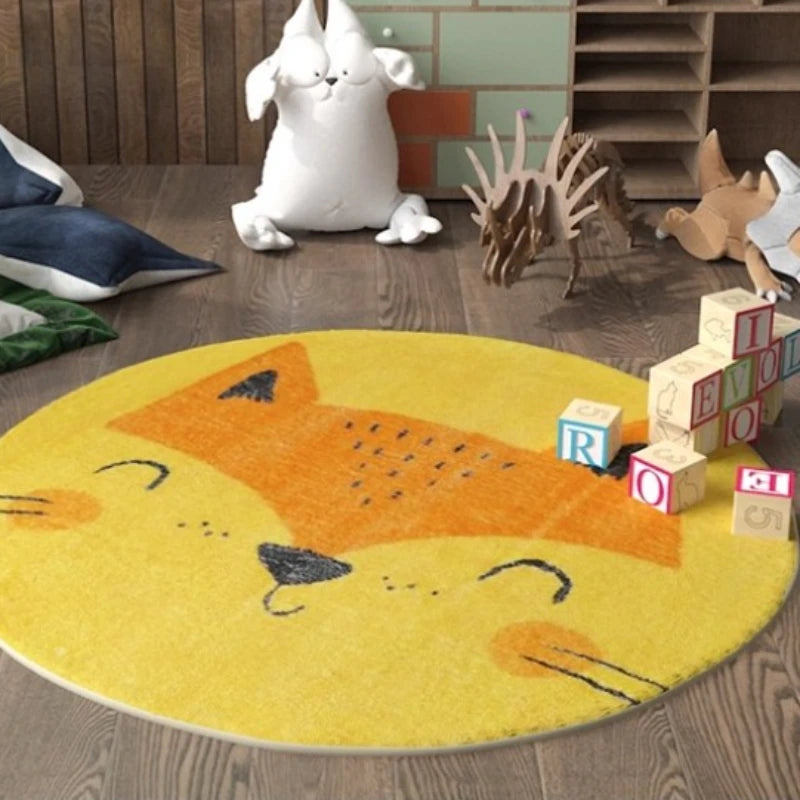 Animal Patterns Carpets Dor Living Room Cartoon Style