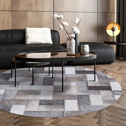 American Retro Round Living Room Carpet