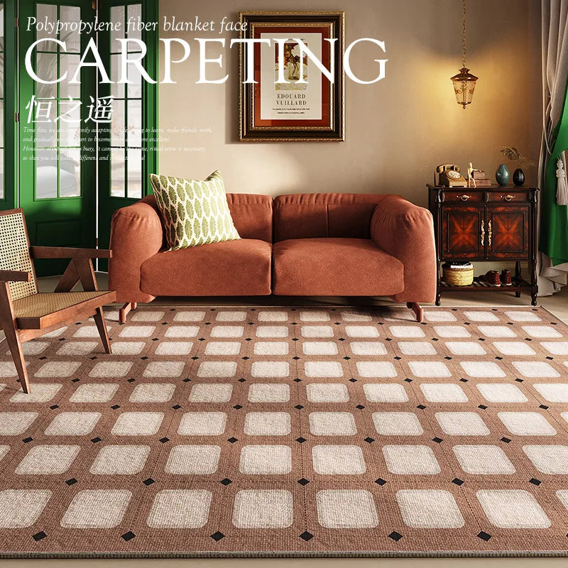 French Retro Living Room Decoration Carpets