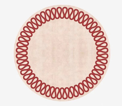 Modern Style Living Room Decoration Round Carpet