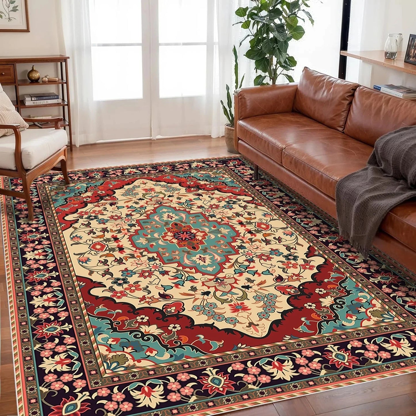 Bohemian Crystal Velvet Anti-Slip Carpet