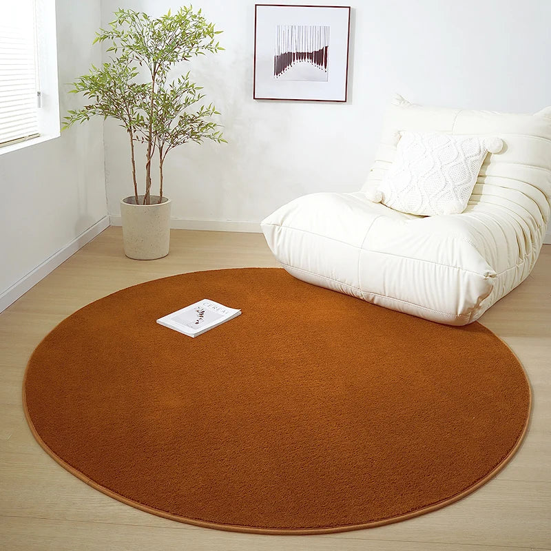 Minimalist Style Living Room Decoration Round Carpet